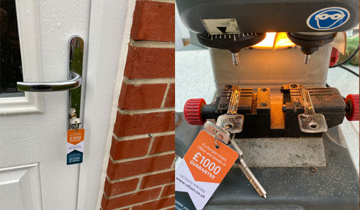 photo of dan fitting double glazing unit